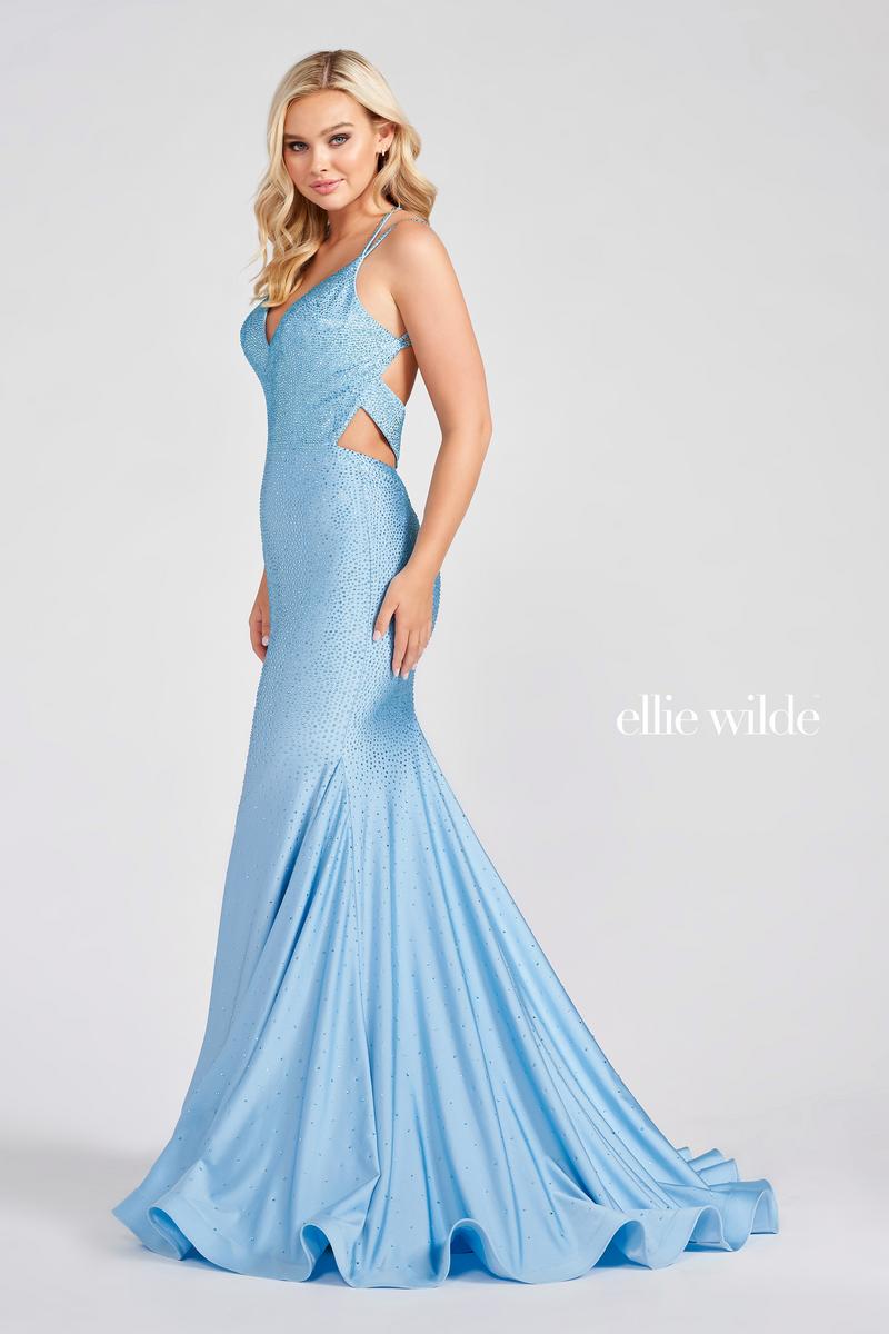 Ellie WIlde Fit and Flare Prom Dress EW122001 - B