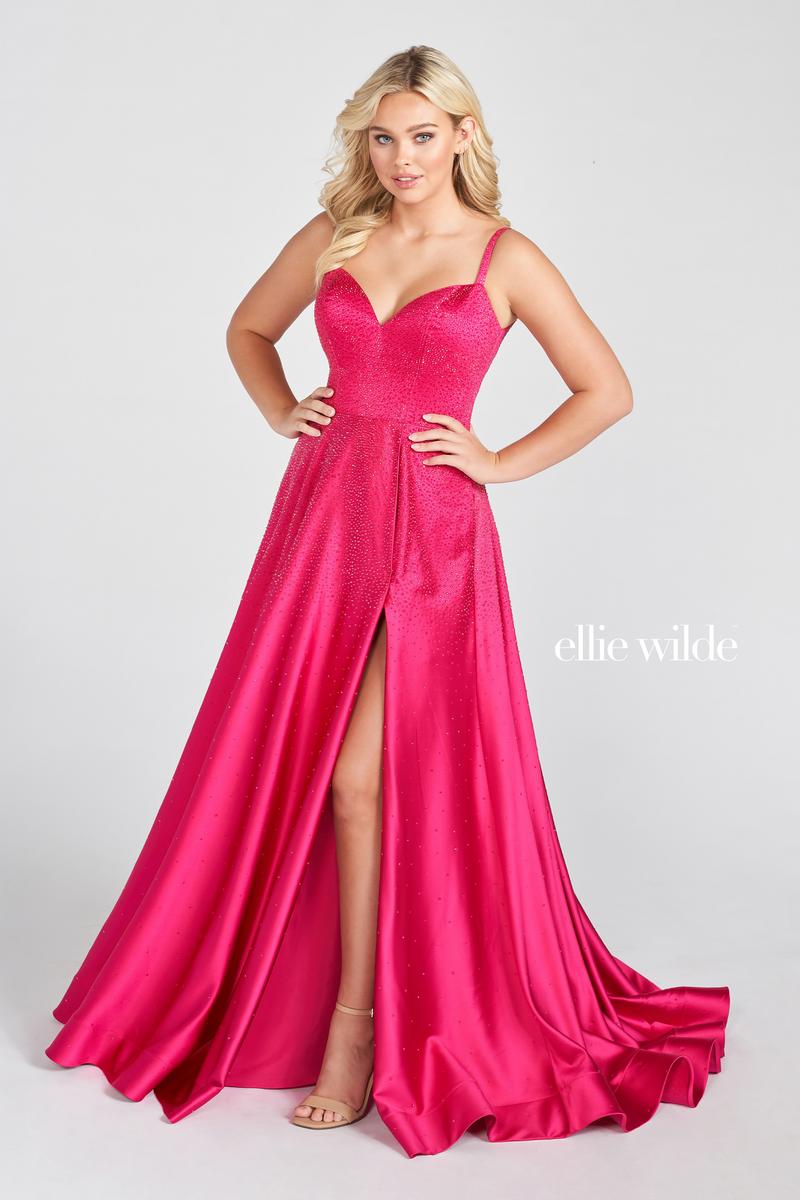 Ellie Wilde A-Line Long Prom Dress EW122015