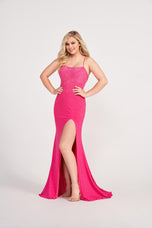 Ellie Wilde Long Jersey Prom Dress EW122033