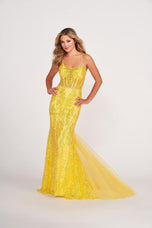 Ellie Wilde Long Sequin Prom Dress EW34023