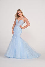Ellie Wilde Corset Mermaid Prom Dress EW34085