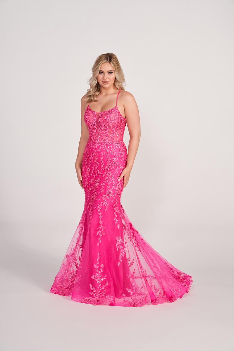 Ellie Wilde Corset Fit and Flare Prom Dress EW34090 – Terry Costa
