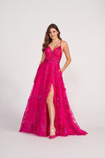 Ellie Wilde A-Line Lace Prom Dress EW34102