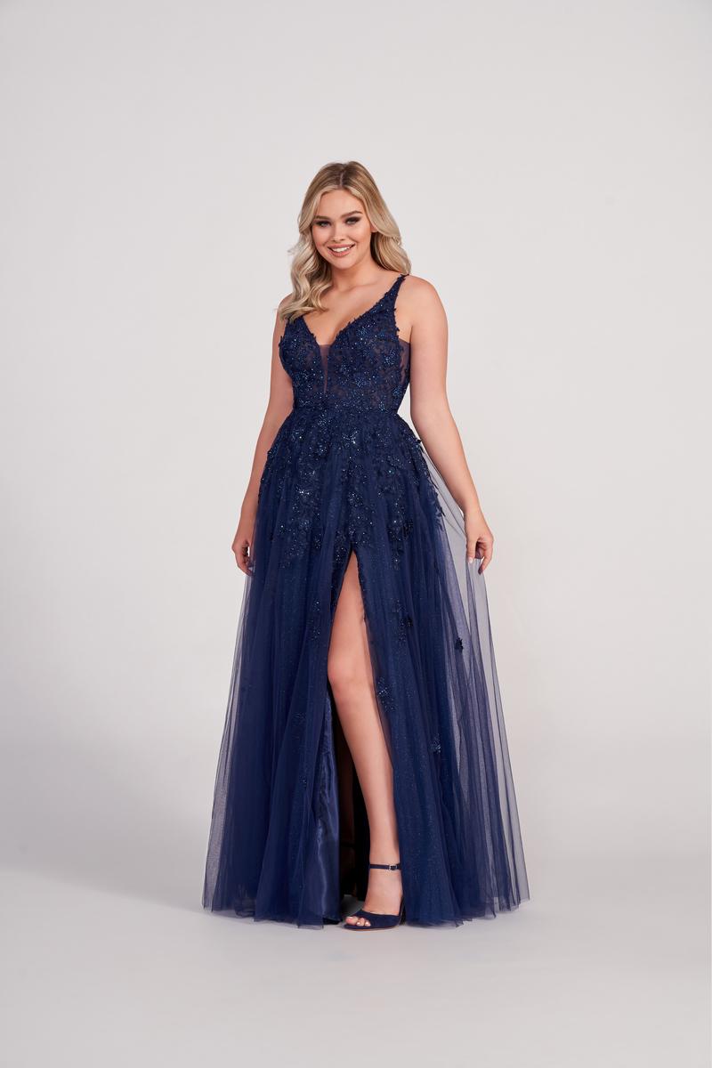 Ellie Wilde Sleeveless A-Line Prom Dress EW34103