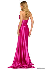 Sherri Hill Long Satin Prom Dress 55230