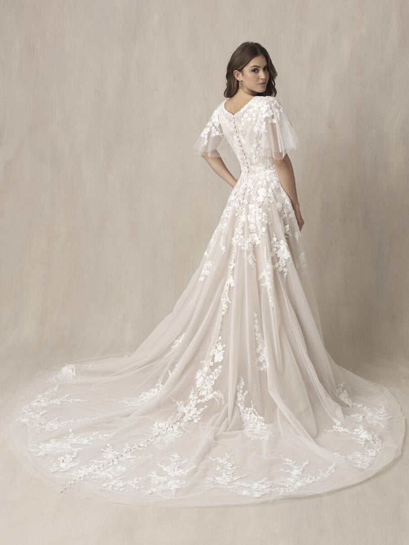 Allure Bridals Modest Dress M676