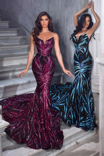 Portia and Scarlett Strapless Prom Dress PS22538 - B