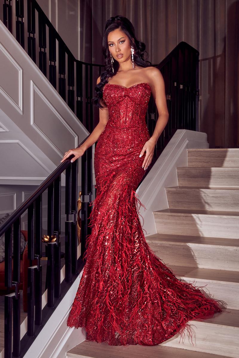 Scarlet Red Prom Dresses