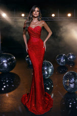 Portia and Scarlett Strapless Prom Dress PS23372