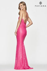 Faviana Glamour Sequin Long Prom Dress S10637