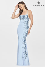Faviana Long Scoop Prom Dress S10845