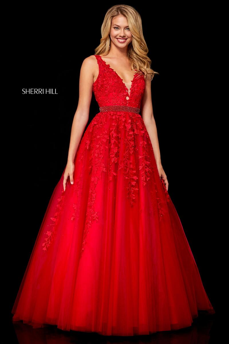 Sherri Hill Long Sequin Dress 54114