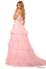 Sherri Hill Ruffle Ball Gown 55309