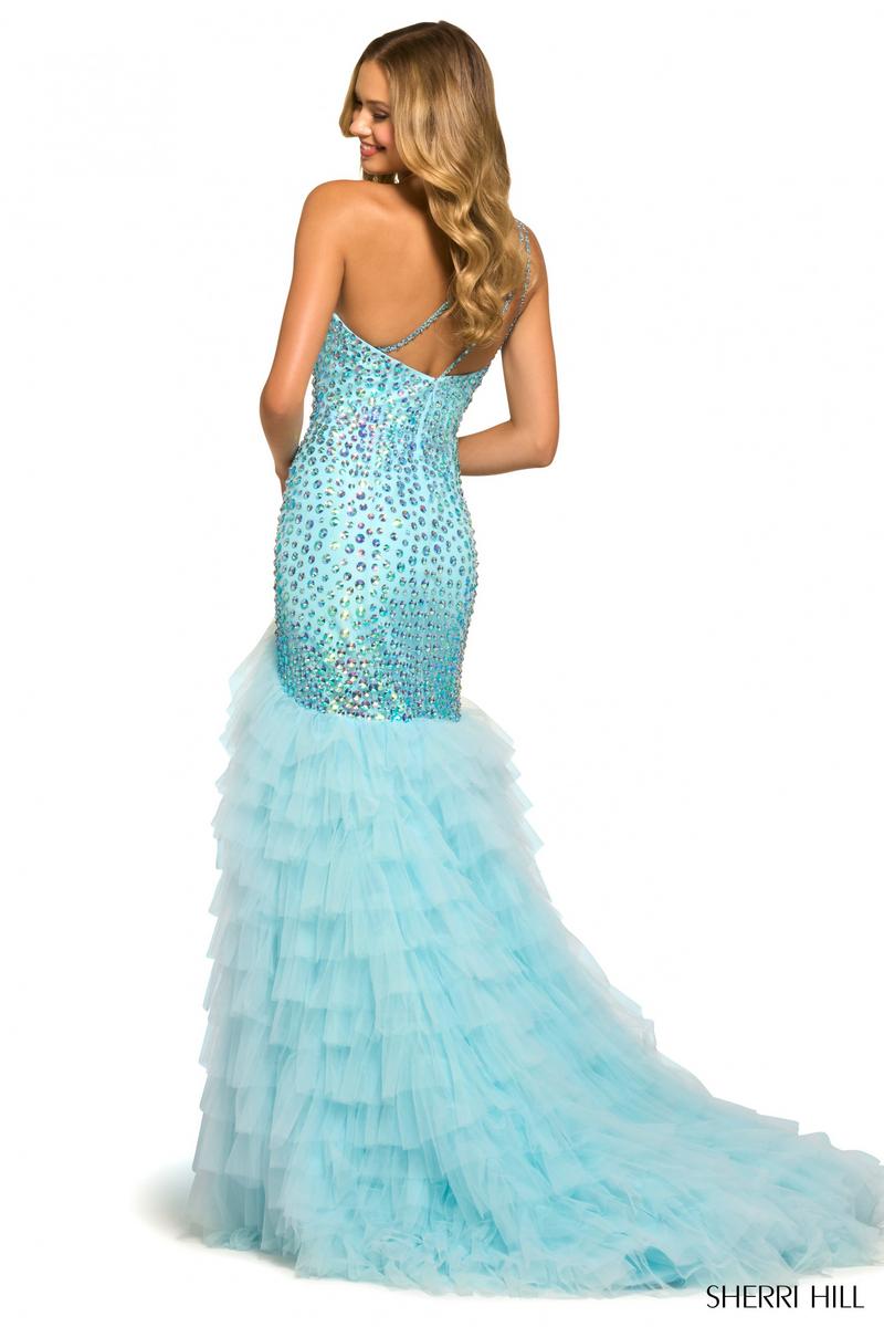 Sherri Hill Ruffle Mermaid Dress 55357