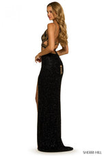 Sherri Hill Two-Piece Beaded Butterfly Gown 55409