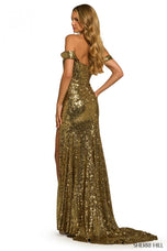 Sherri Hill Sequin Corset Gown 55418