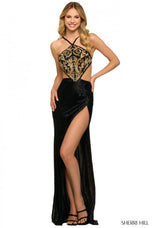 Sherri Hill Beaded Cut Out Prom Dress 55466