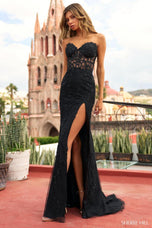 Sherri Hill Corset Lace Prom Dress 55467 - B
