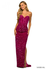 Sherri Hill High Slit Prom Dress 55474