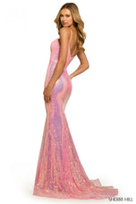 Sherri Hill Sequin Corset Prom Dress 55522