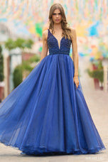 Sherri Hill Plunging Bodice Prom Dress 55567