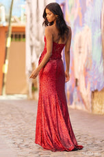 Sherri Hill Strapless Corset Long Prom Dress 55583