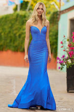 Sherri Hill Long Strapless Fitted Prom Dress 55613